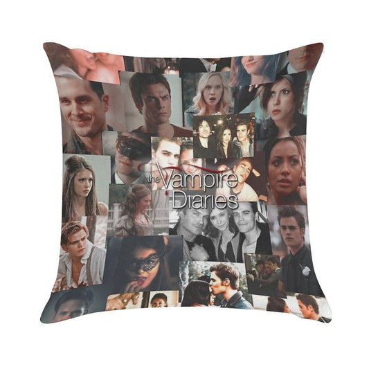 TVD Photo Collage Soft High-Density Material Throw Pillow
