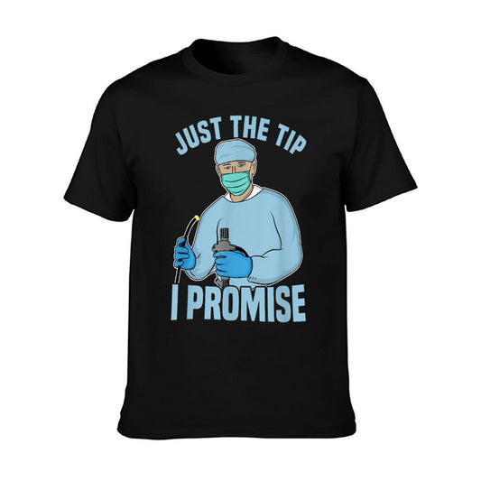 Dan66 Men&#39;s Black Humorous Medical Procedure T-Shirt