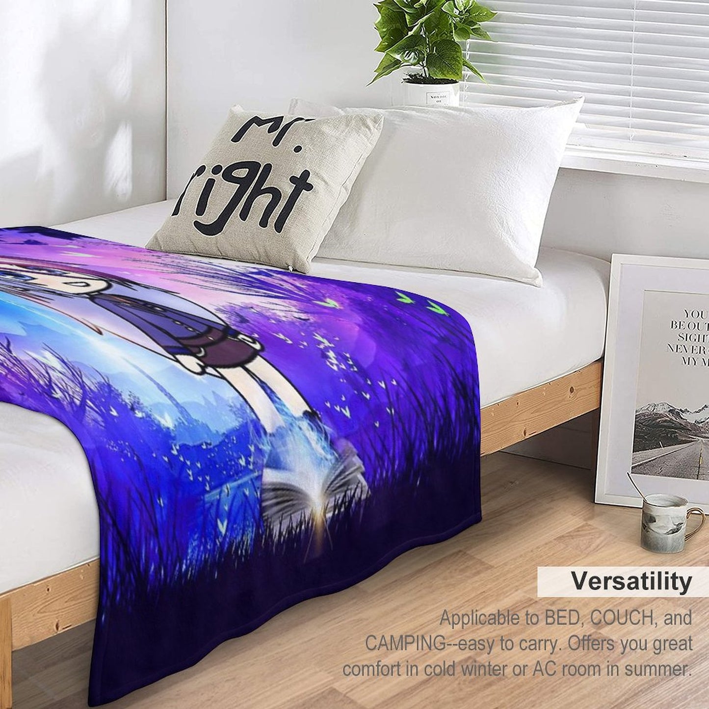 Gacha Life in The Magic Forest Throw Blanket