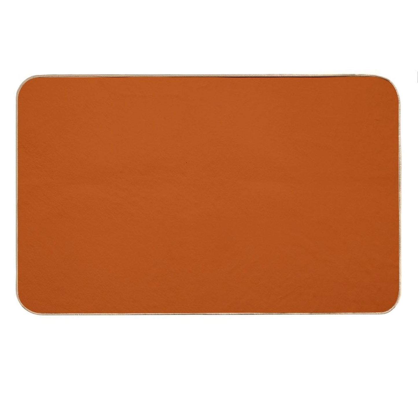 Best Seller Colors of Autumn Terracotta Orange Brown Single Solid Color - Accent Shade - Hue - Colour Bath Mat