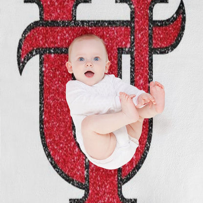Utampa Glitter Logo Throw Blanket