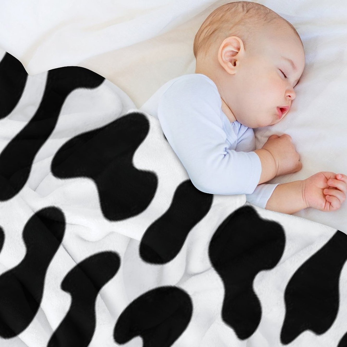 Black Leopard Print Throw Blanket