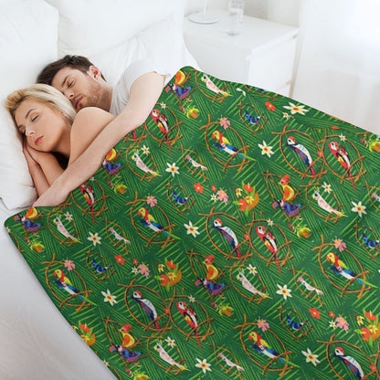 Enchanted Tiki Room Throw Blanket