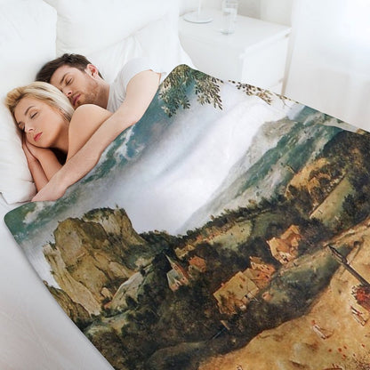 The Hay Harvest - Pieter Bruegel The Elder Throw Blanket