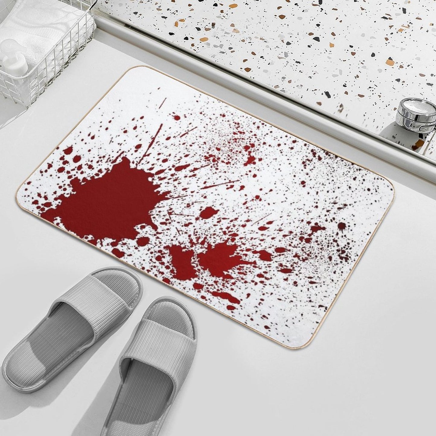 Blood Splatter Bath Mat