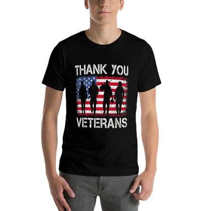 Veterans Day Gifts Thank You Veterans Tshirt Proud  Polyester Blend T-Shirt