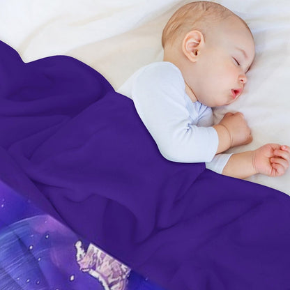 Evie Blue Princess - Descendants 3 Throw Blanket