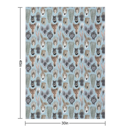 Dusky Outback Throw Blanket