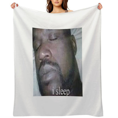 I Sleep Throw Blanket