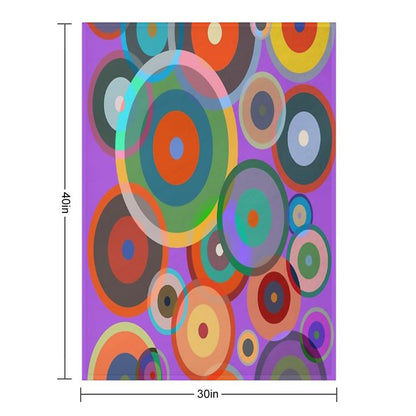 Kandinsky #4 Throw Blanket