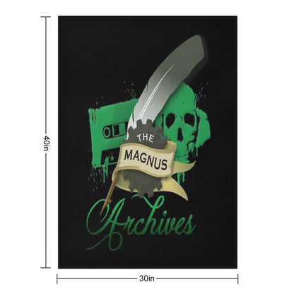 The Magnus Archives Logo Throw Blanket