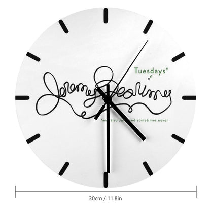 Jeremy Bearimy (with Notation) Wall Clock