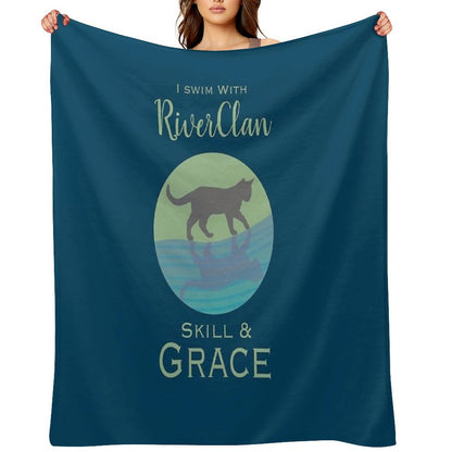 RiverClan Pride Throw Blanket