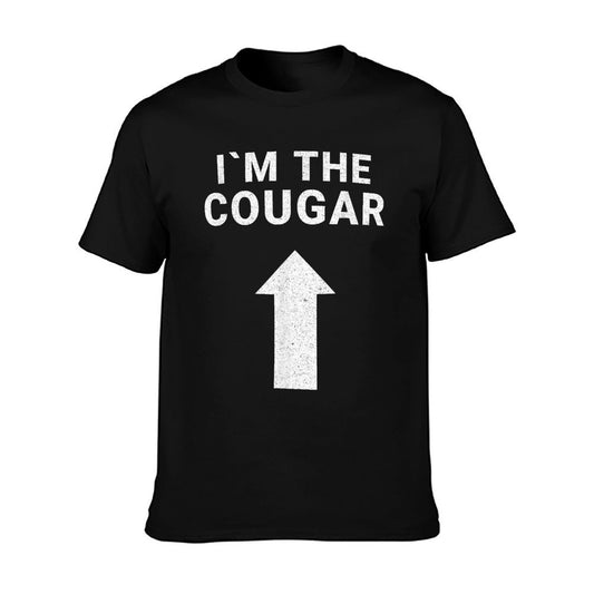 I´m with The Cougar Humor Halloween Birthday Gift T-Shirt