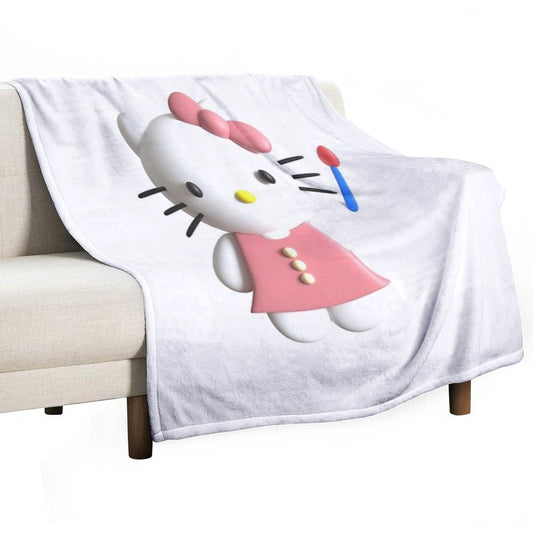 Kitty Throw Blanket