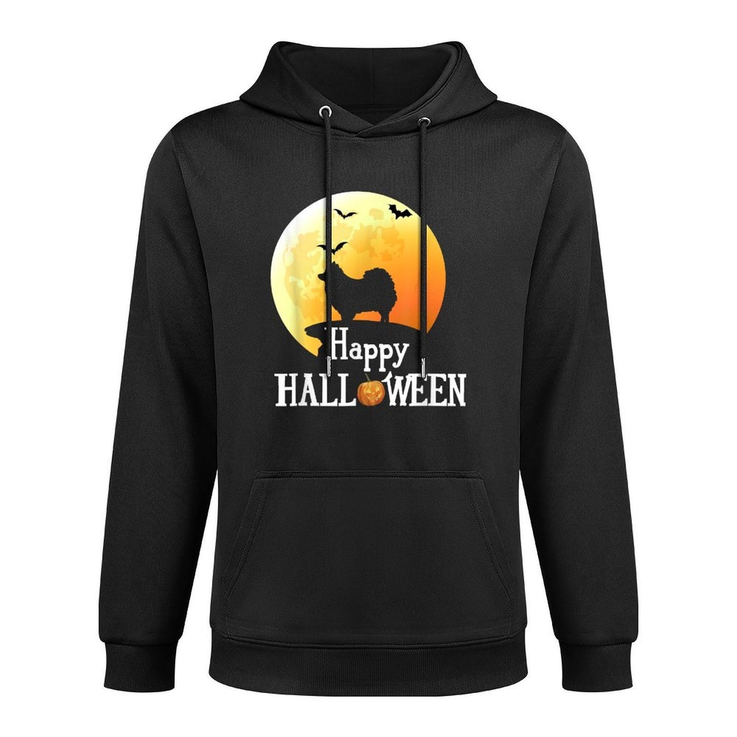 Pomeranian Dog Halloween T-shirt Shape Retention Hoodie
