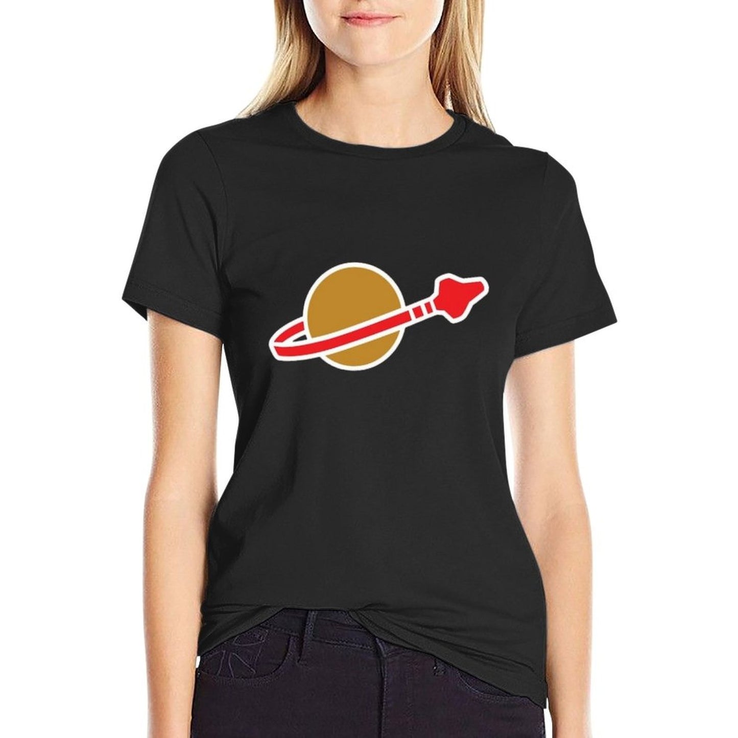 Classic Space Logo  Slim-fit Cut T-Shirt