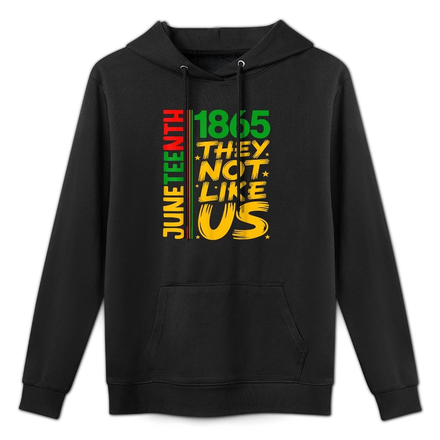 They Dont Like Us Juneteenth 1865 Pride Black History Tee Customizable Surface Hoodie
