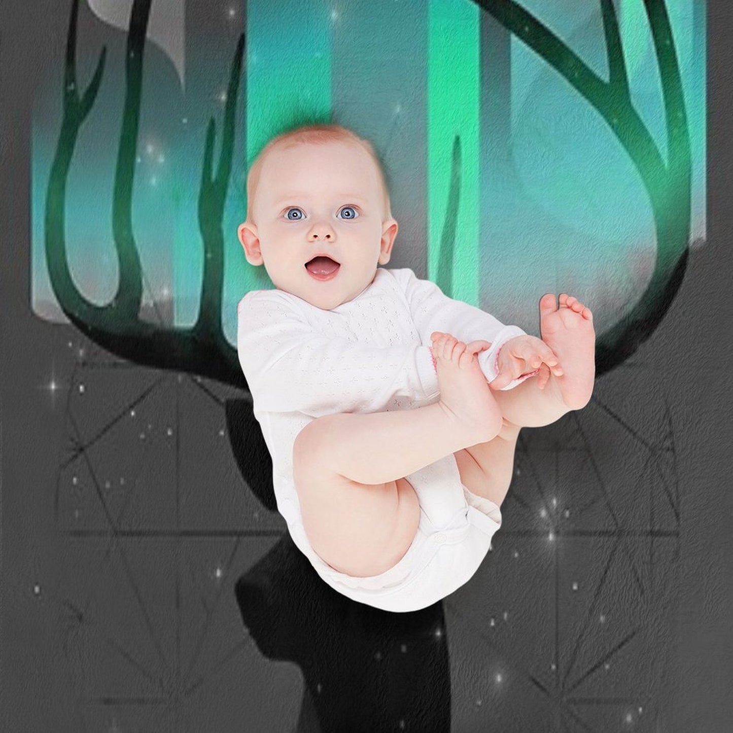 Northern Lights Throw Blanket