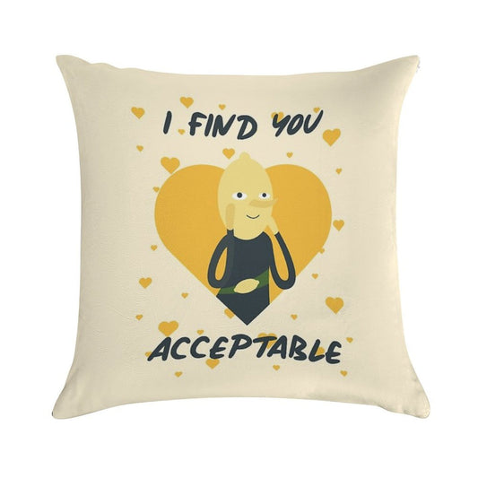 I Find You Acceptable (Adventure Time) Soft Ultra-Soft Texture Throw Pillow