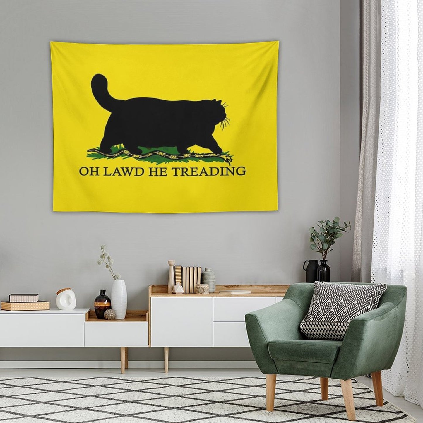 Oh Lawd He Treading Tapestry