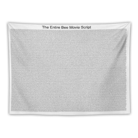 The Entire Bee Movie Script Tapestry