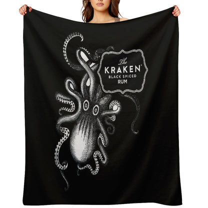 Kraken Rum Throw Blanket