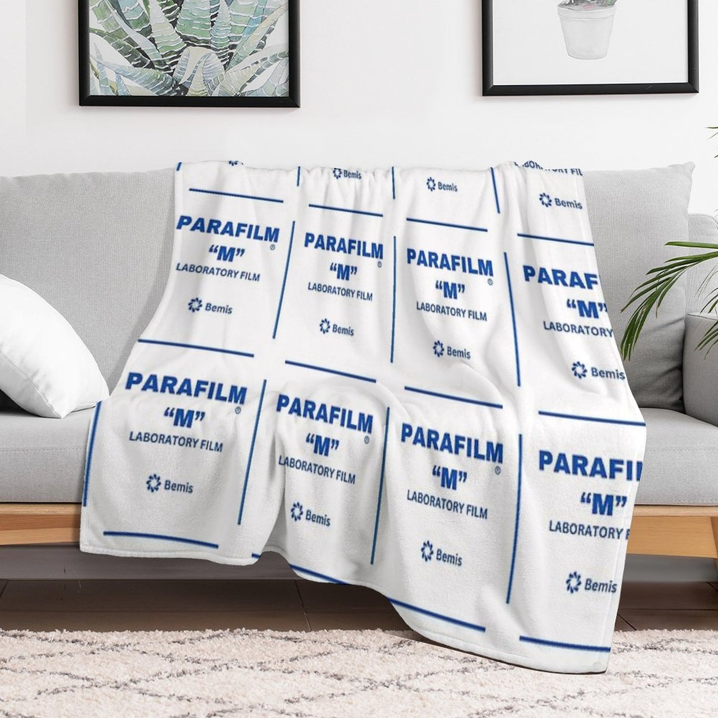 Parafilm Lover Throw Blanket