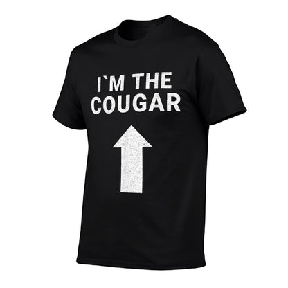 I´m with The Cougar Humor Halloween Birthday Gift T-Shirt