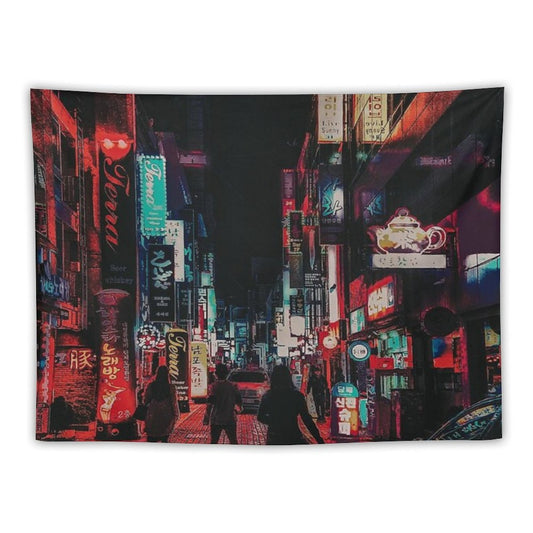 Retro Nights Tapestry