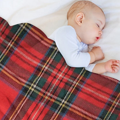 Royal Stewart Tartan Throw Blanket