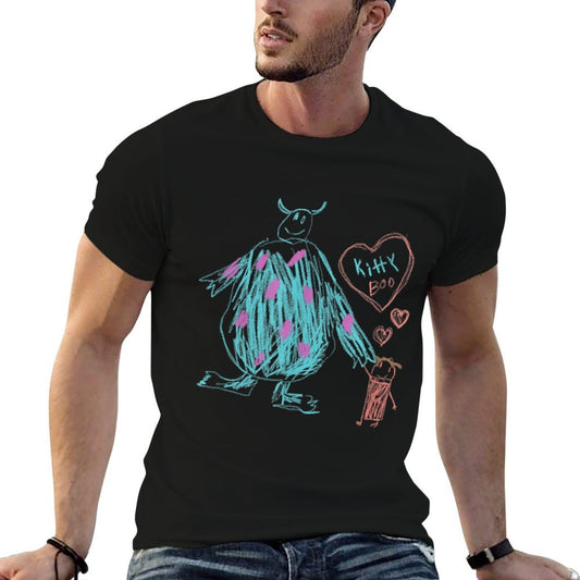 Disney And Pixar’s Monsters, Inc. Sulley Kitty And Boo  Relaxed-fit T-Shirt