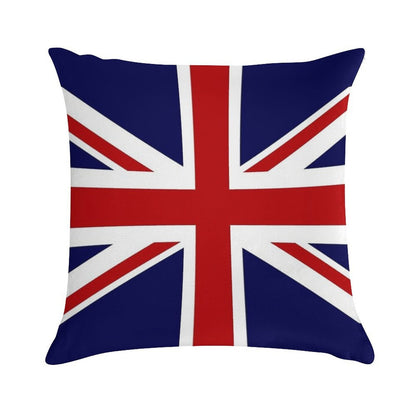 Union Jack Flag of The UK Soft Gift Ready Throw Pillow