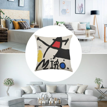 Miro 41 Linen Throw Pillow Cover