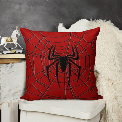 Spiderman Linen Throw Pillow Cover