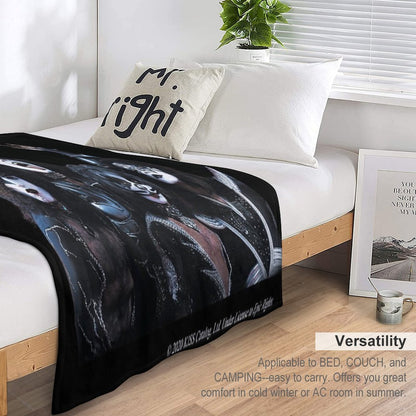 KISS Band Throw Blanket