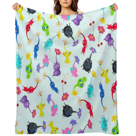 ALL Pikmin Throw Blanket