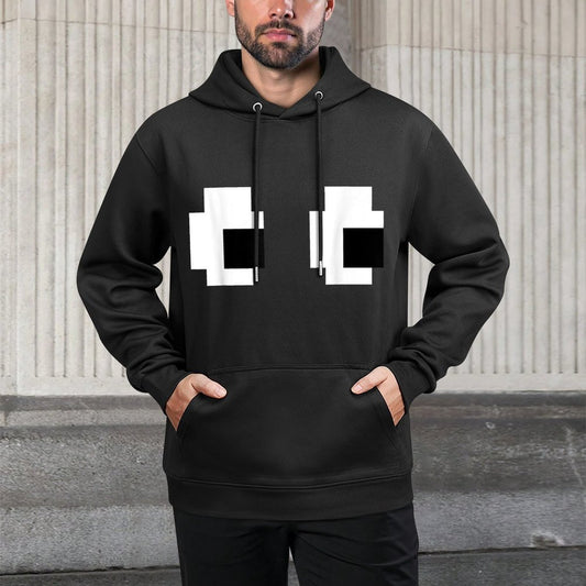 Retro Arcade Game Ghost 80s 8 Bit Halloween Group Costume All-Day Comfort Hoodie