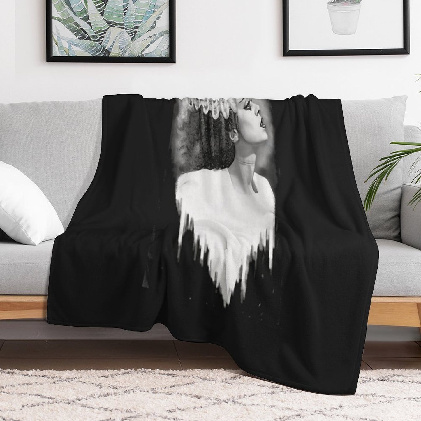 Bride of Frankenstein Throw Blanket