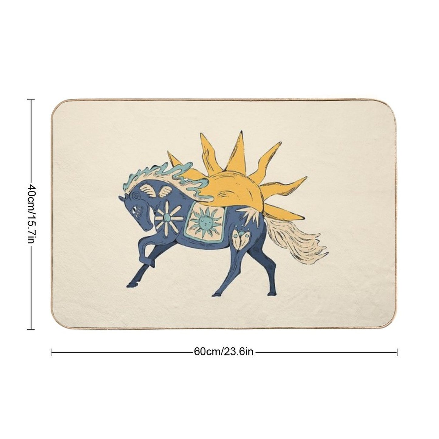The Sun  Long-Lasting Bath Mat