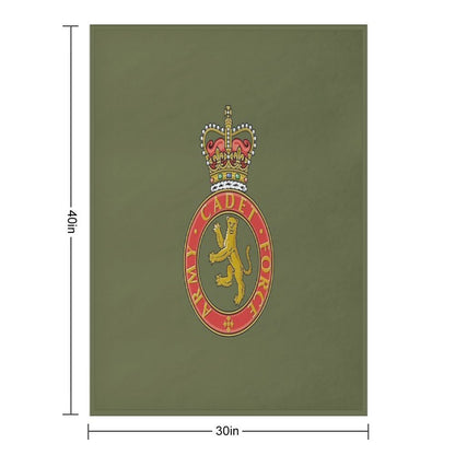 Army Cadet Force (ACF) - United Kingdom Throw Blanket