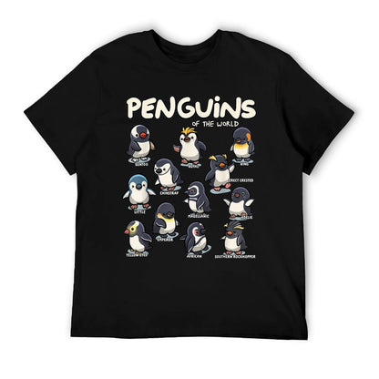 Penguin Penguins Animals of The World Penguin Lovers T-Shirt