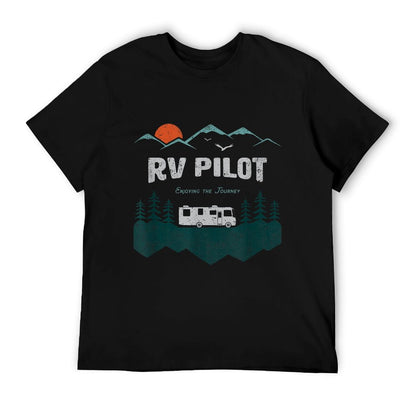 RV Pilot Camping Shirt Motorhome Travel Vacation Gift T-Shirt