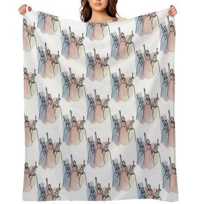 Schuyler Sisters Design Throw Blanket