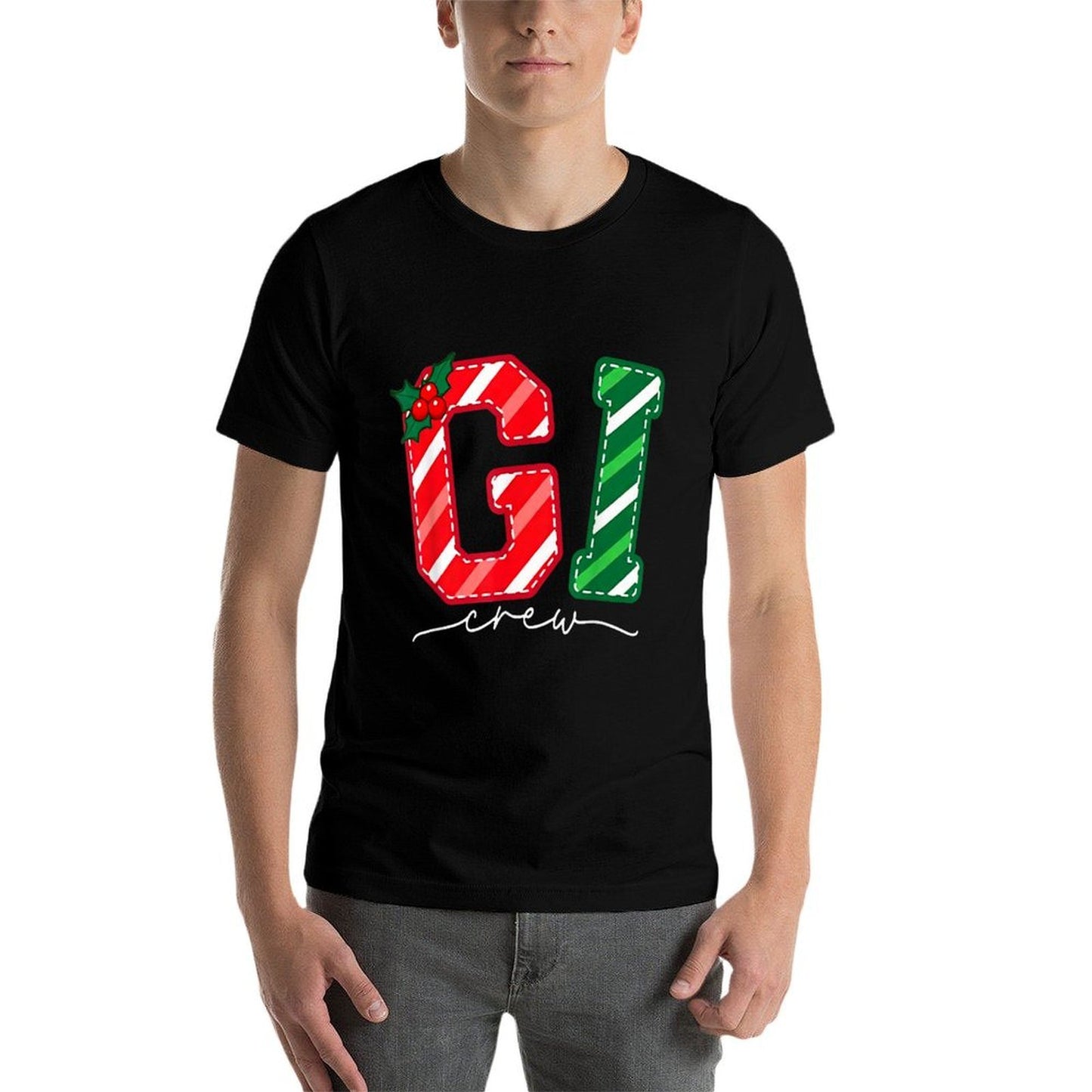 GI Crew Gastroenterology Nurse Endoscopy Tech Christmas  Fade-proof Color T-Shirt
