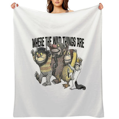 Where The Wild Things Are T-ShirtWHERE THE WILD THINGS ARE Throw Blanket