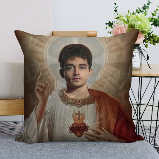 Charles Leclerc Linen Throw Pillow Cover