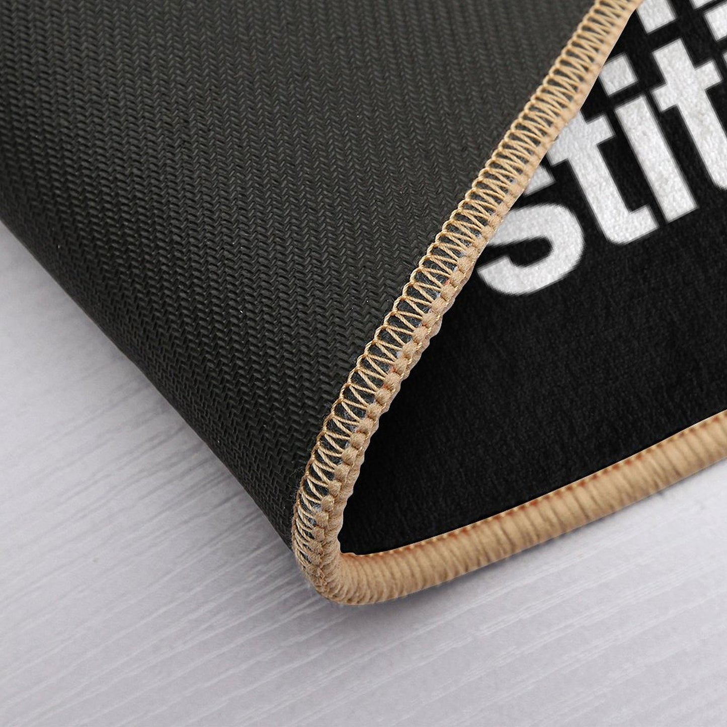 A Little Stitious Bath Mat