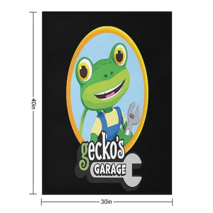 Kids Garage Gecko's GG Throw Blanket