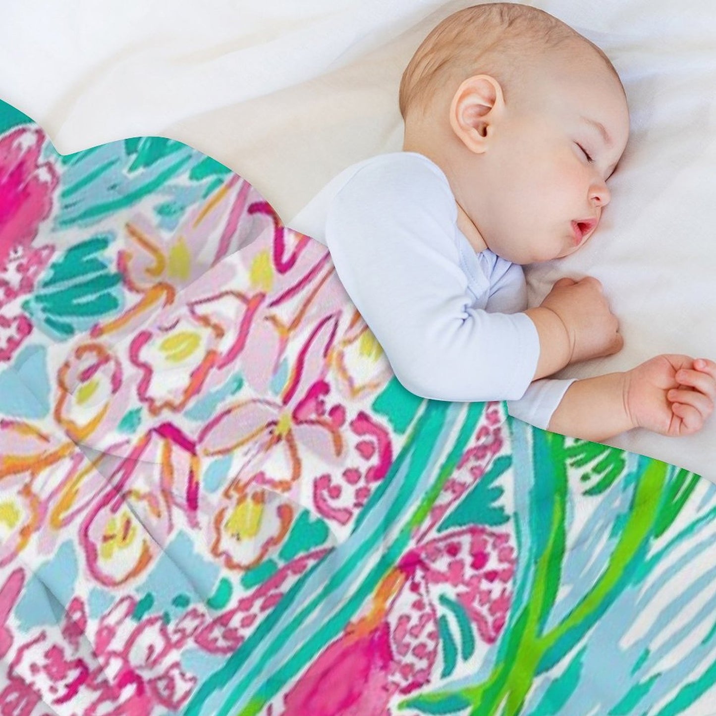 Orchid Summer Throw Blanket